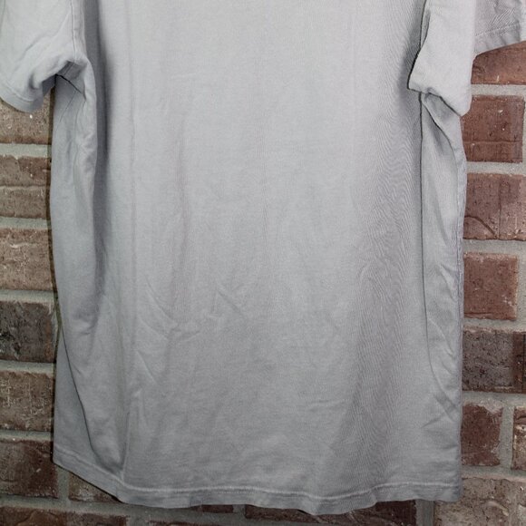 Lucky Brand T-Shirt Large Classic Fit Gray Knights of Black Cross Short Sleeve - Picture 6 of 7